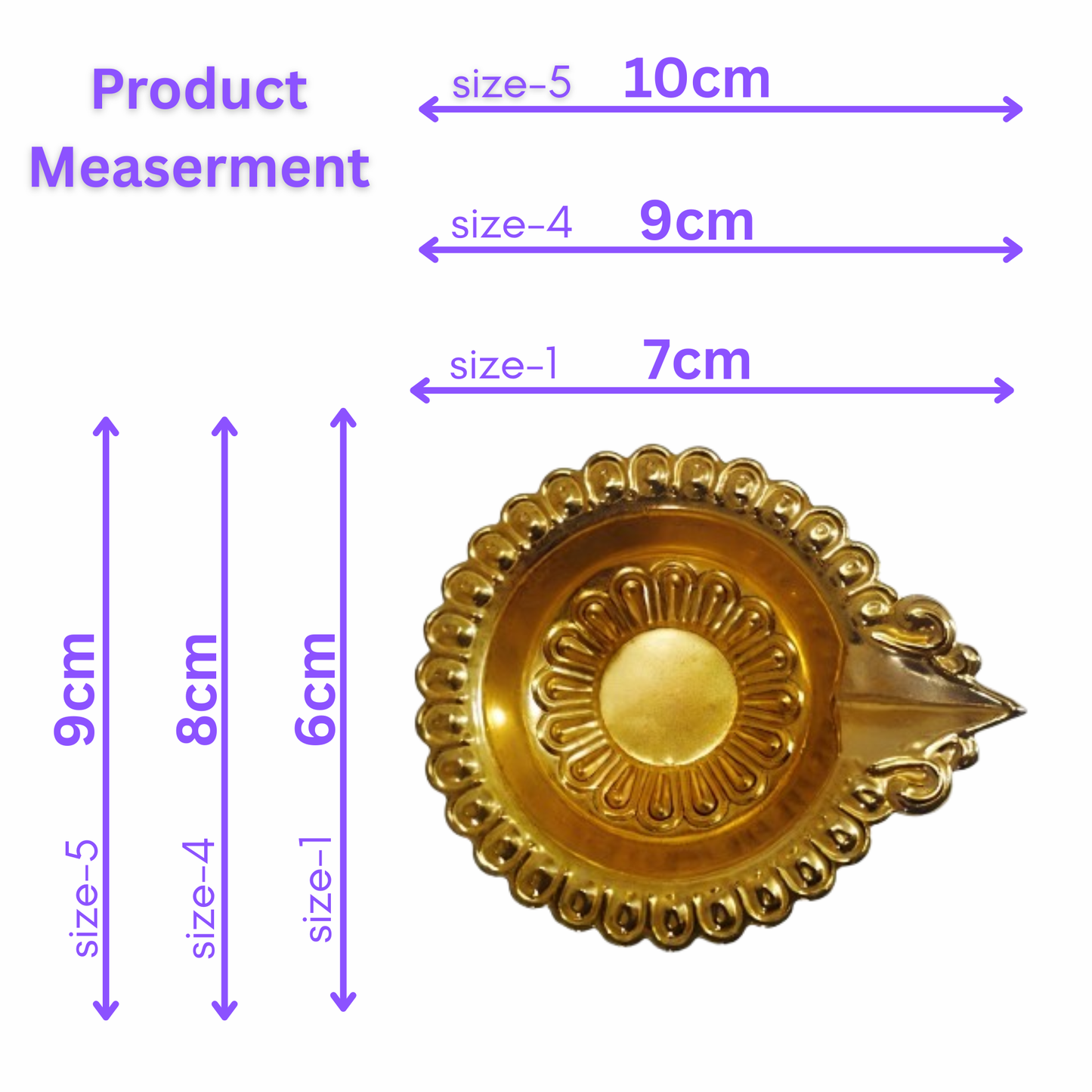 Traditional Brass Kuber Diya Set of 2