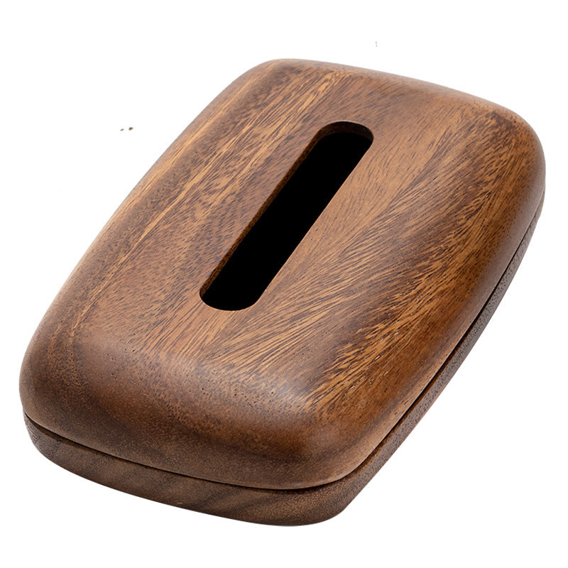 Walnut Tissue Box Living Room Chinese-style Napkin Holder