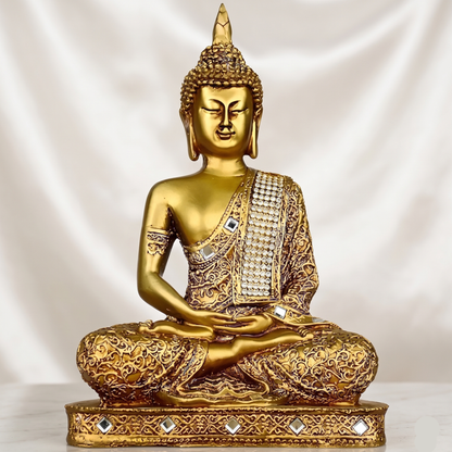Meditating Buddha Idol (24cm)