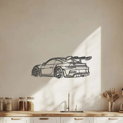 Premium Metal Wrought Iron Wall Hanging – Modern Art Silhouette Wall Decor