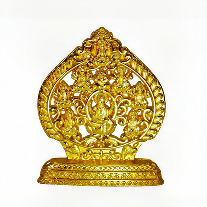 Gold Coated Ashta Lakshmi Statue