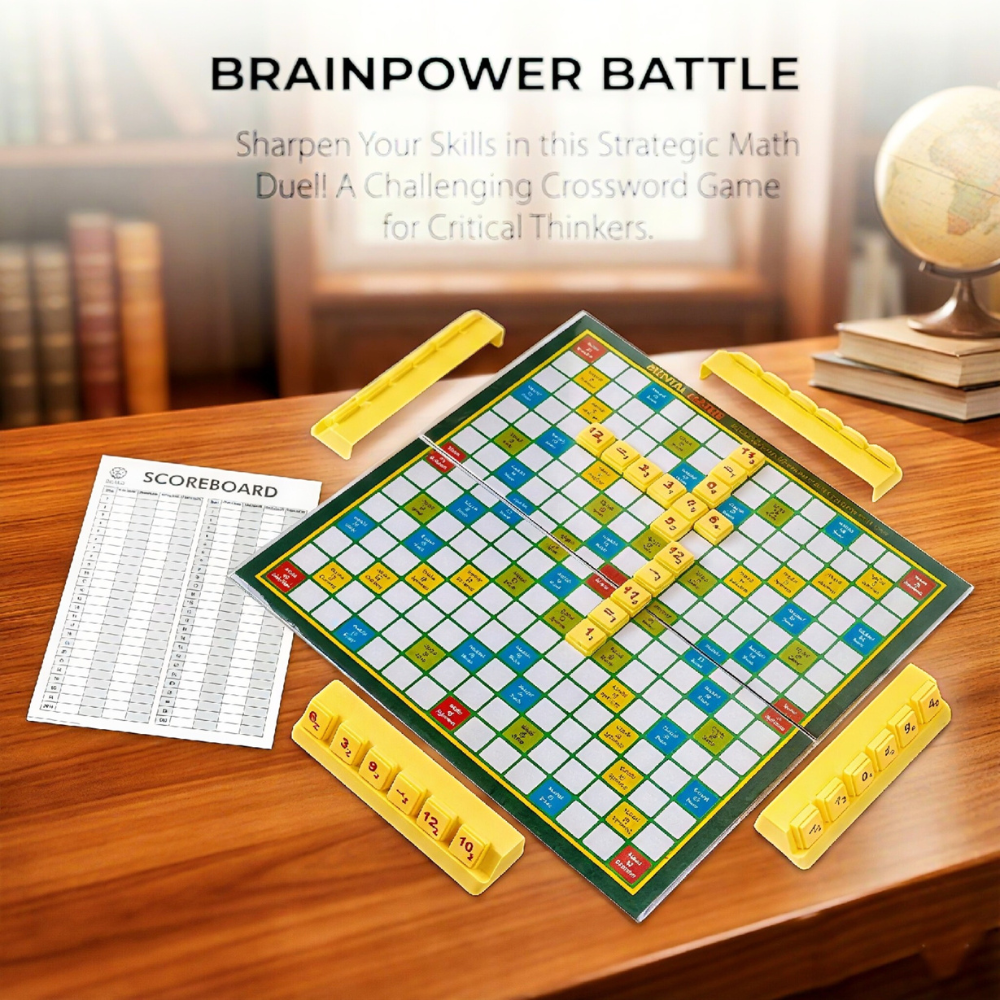 Brilliant 2 in 1 Crossword & Mental Maths