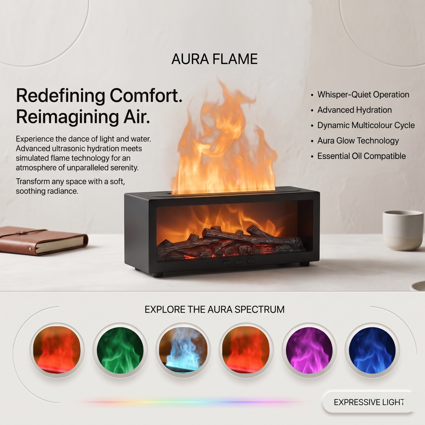 Charcoal Aroma Mist Diffuser
