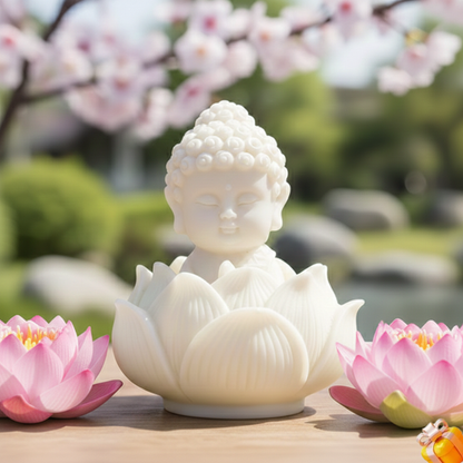 Premium Lotus Baby Buddha Statue