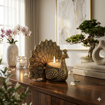 Luxury Peacock Décor