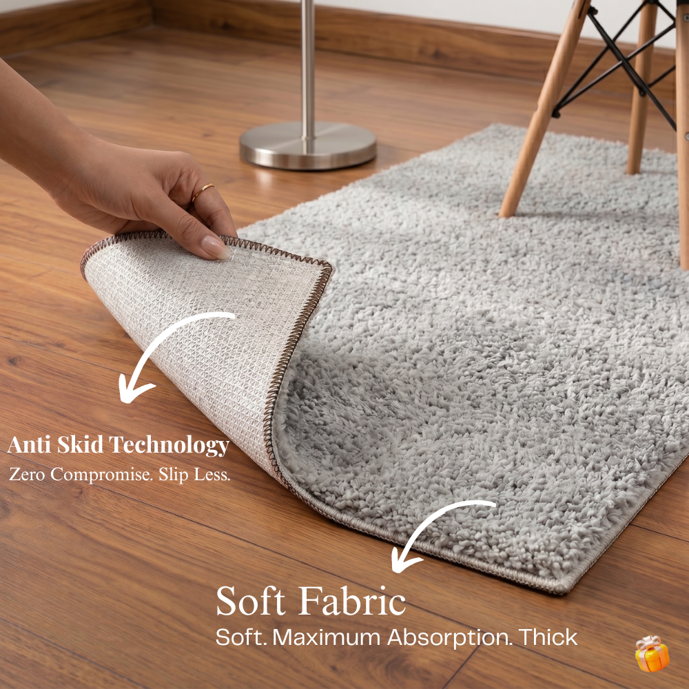 Premium Microfiber Bath Mat (pack of 2)