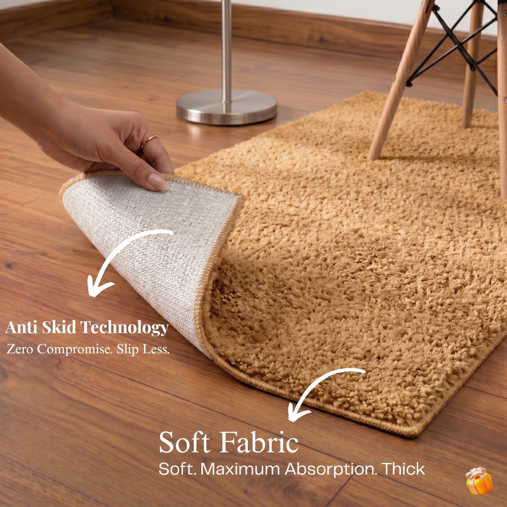 Premium Microfiber Bath Mat (pack of 2)