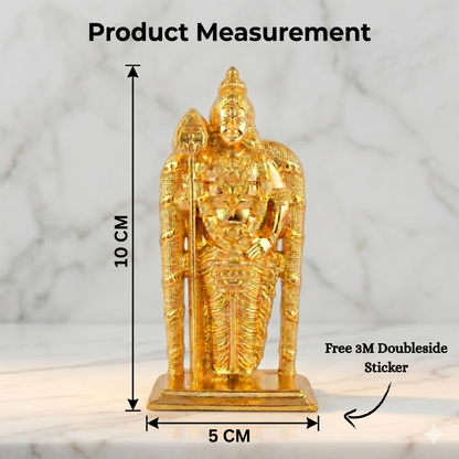 Lord Murugan Statue Gold Finish