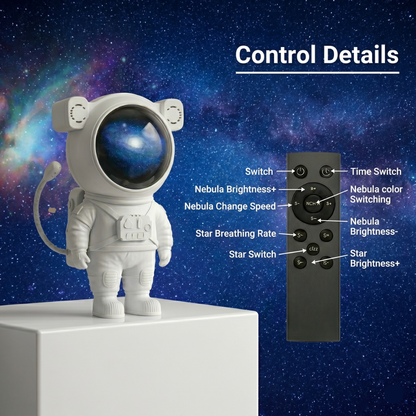 Galaxy Star Projector Astronaut Light