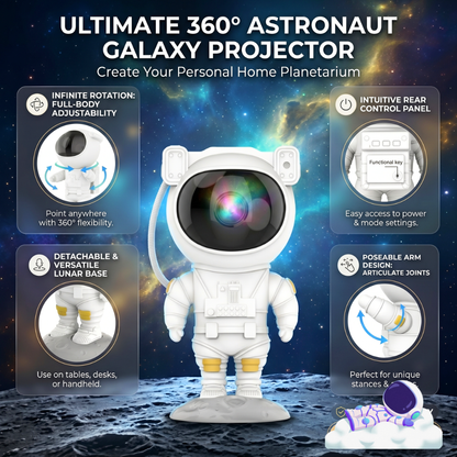 Galaxy Star Projector Astronaut Light