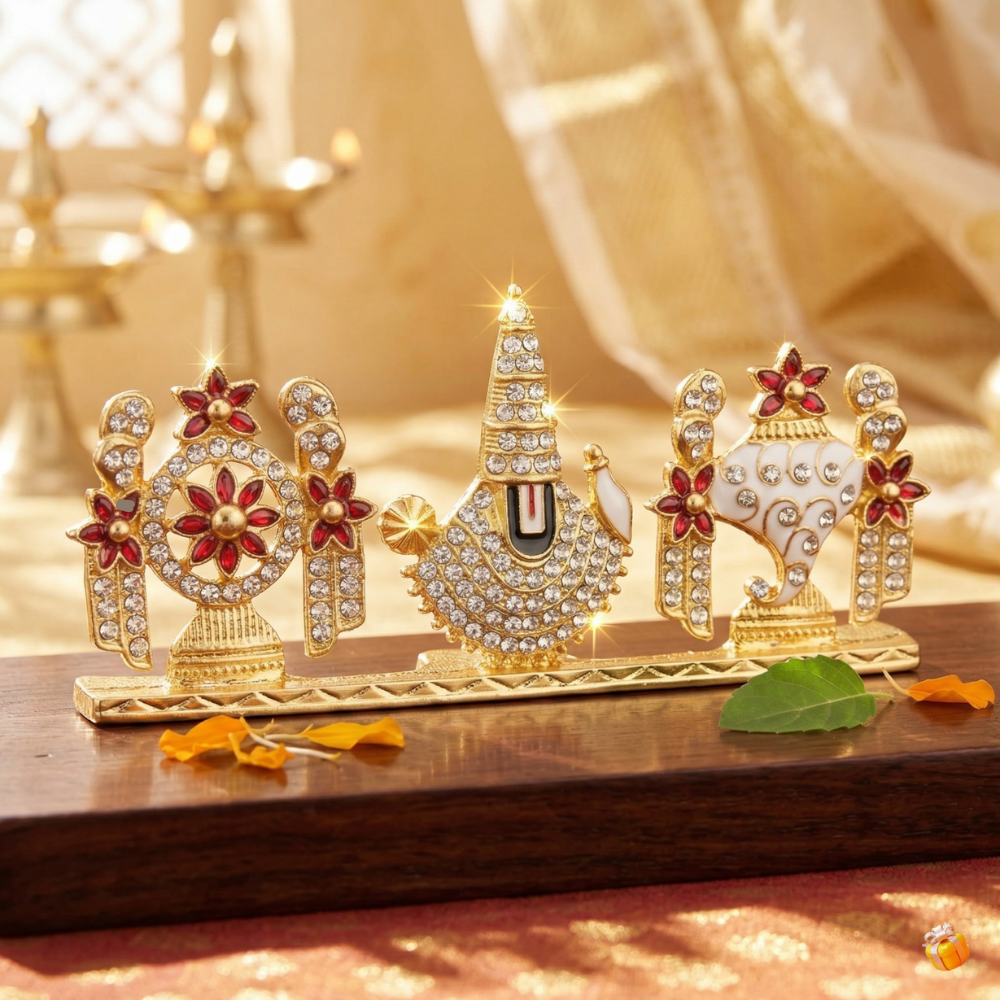 Balaji Shanku Chakra Stone Idol