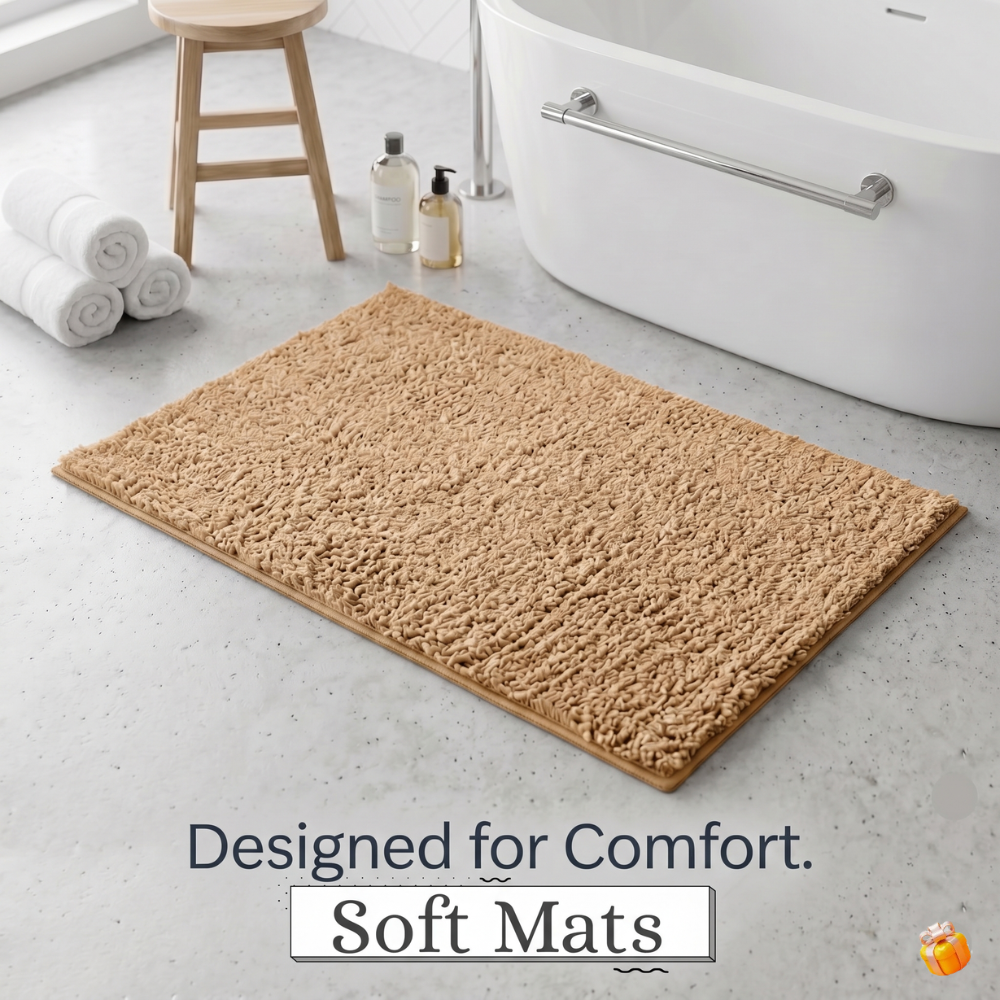 Premium Microfiber Bath Mat (pack of 2)