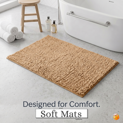 Premium Microfiber Bath Mat (pack of 2)