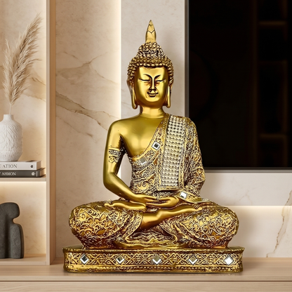 Meditating Buddha Idol (24cm)