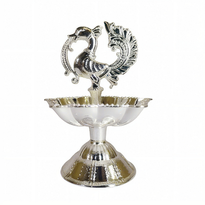 German Silver Anapakshi Diya pack of 1