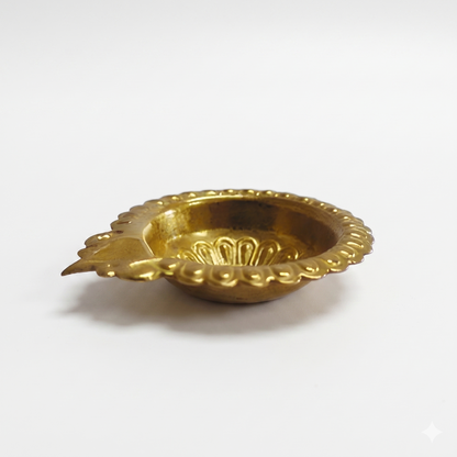 Traditional Brass Kuber Diya Set of 2