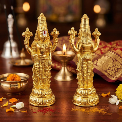 German Gold Tirupati Balaji Idol